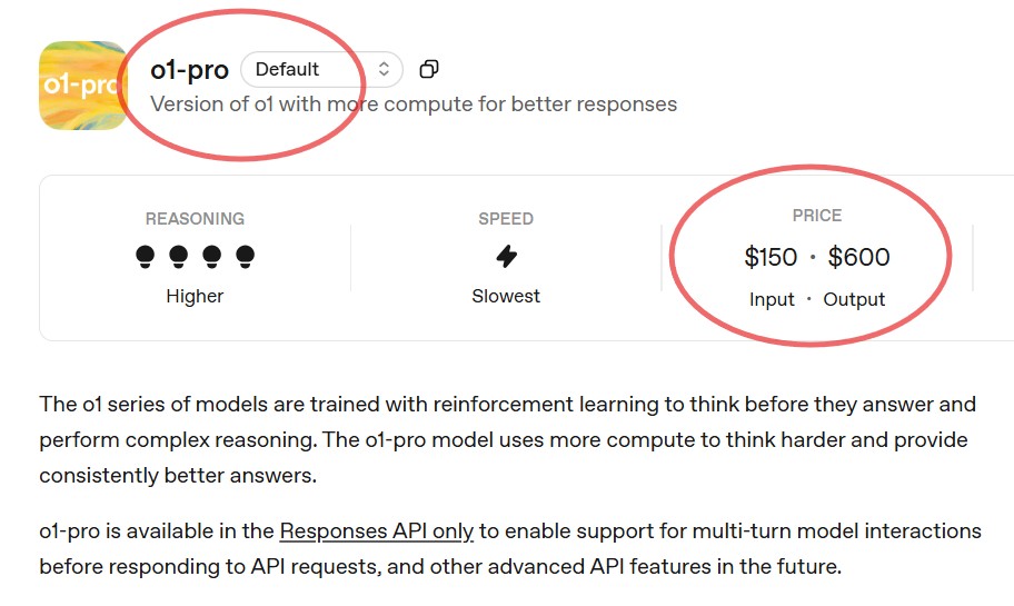 GPT phiên bản O1 Pro